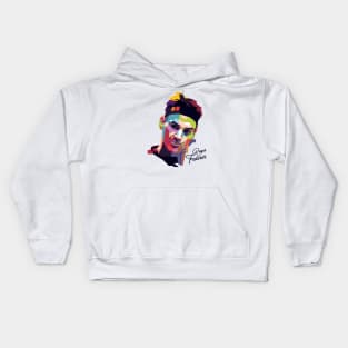 Roger Federer Pop Art Portrait Kids Hoodie